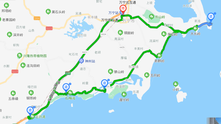 万宁旅游公路-万宁旅游公路起点和终点